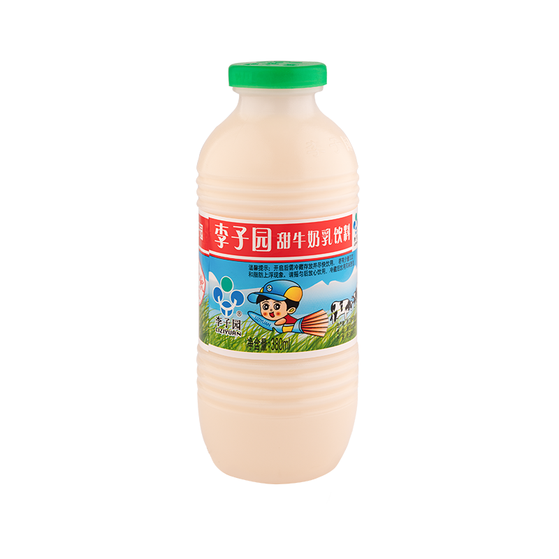 甜牛奶乳饮料，，单瓶净含量380ml