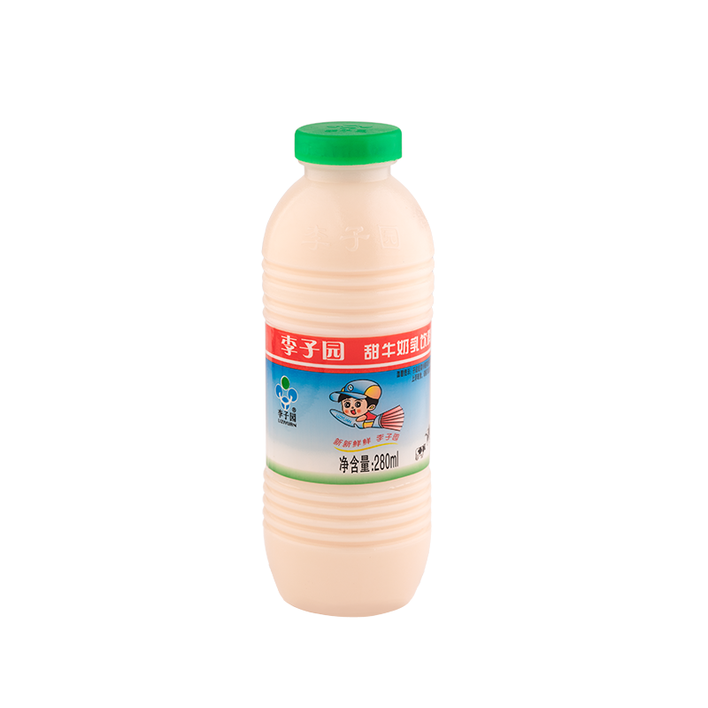 甜牛奶乳饮料，，单瓶净含量280ml
