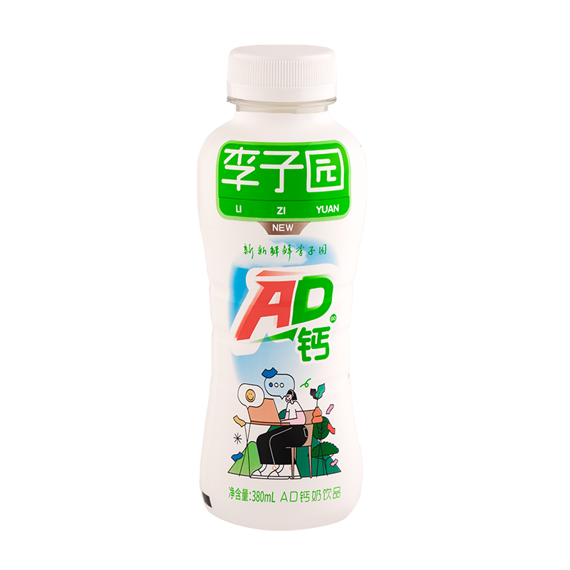 AD钙奶饮品，单瓶净含量380ml