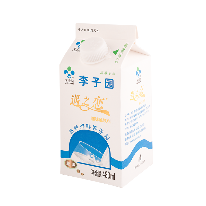 “遇之恋”酸味乳饮料，单盒净含量480ml