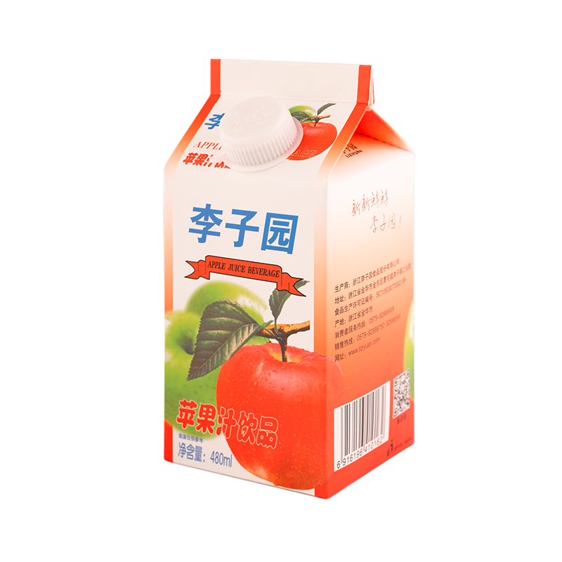 苹果汁饮品，单盒净含量480ml